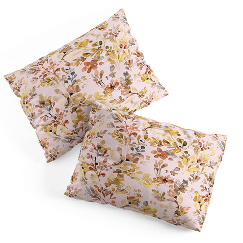 Ninola Design Rustic Cottage Wild Nature Pink Pillow Shams