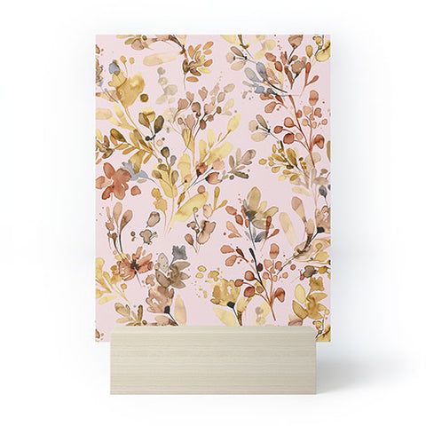 Ninola Design Rustic Cottage Wild Nature Pink Mini Art Print