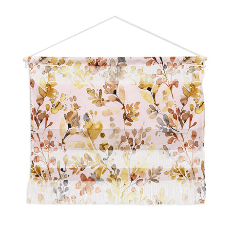 Ninola Design Rustic Cottage Wild Nature Pink Wall Hanging Landscape