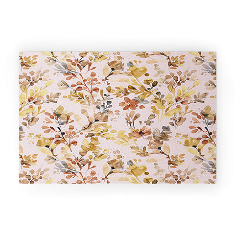 Ninola Design Rustic Cottage Wild Nature Pink Welcome Mat