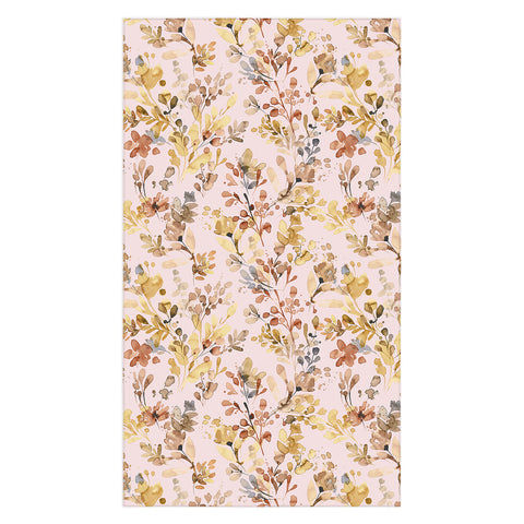 Ninola Design Rustic Cottage Wild Nature Pink Tablecloth