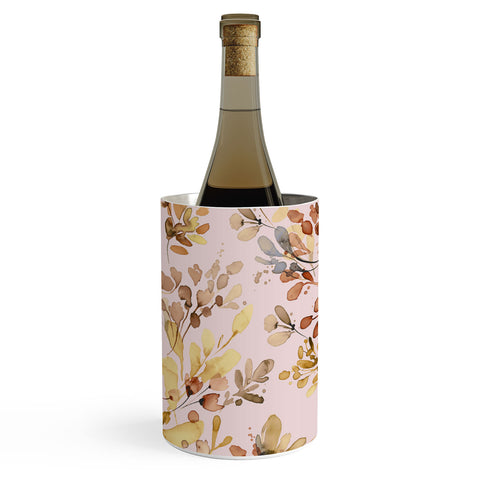 Ninola Design Rustic Cottage Wild Nature Pink Wine Chiller