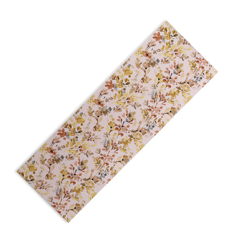 Ninola Design Rustic Cottage Wild Nature Pink Yoga Mat