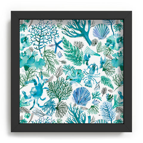 Ninola Design Sea Ocean Corals Reef Recessed Framing Square