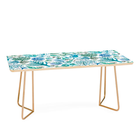Ninola Design Sea Ocean Corals Reef Coffee Table