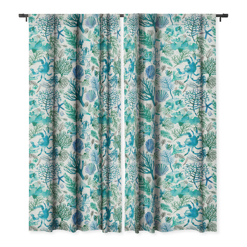 Ninola Design Sea Ocean Corals Reef Blackout Non Repeat