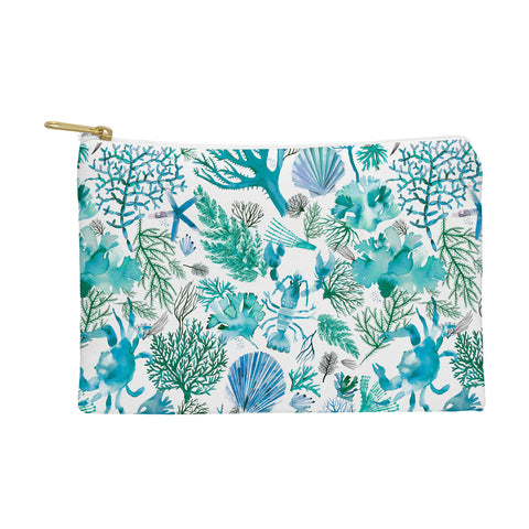 Ninola Design Sea Ocean Corals Reef Pouch