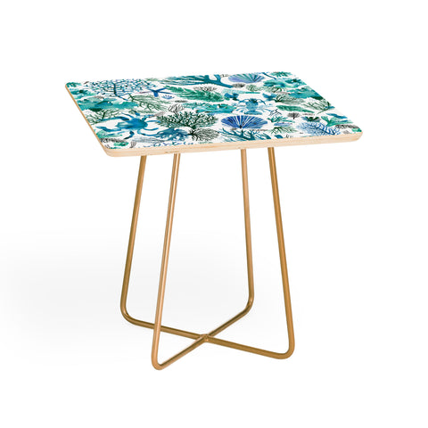 Ninola Design Sea Ocean Corals Reef Side Table