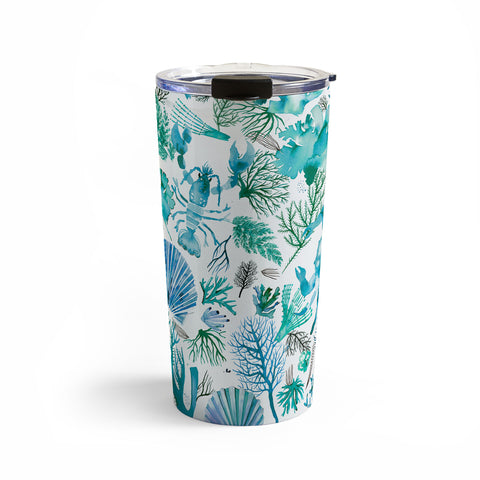 Ninola Design Sea Ocean Corals Reef Travel Mug