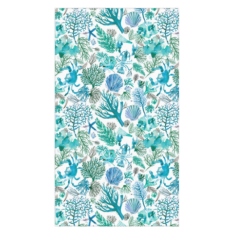 Ninola Design Sea Ocean Corals Reef Tablecloth