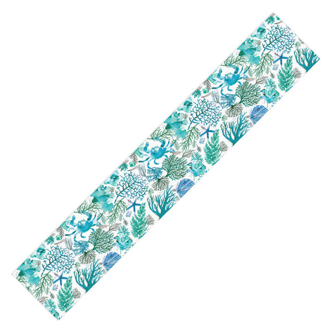 Ninola Design Sea Ocean Corals Reef Table Runner