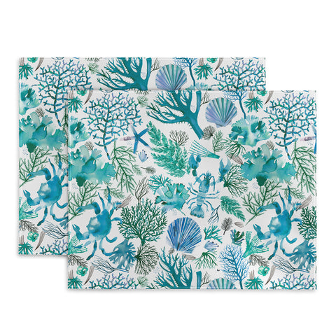Ninola Design Sea Ocean Corals Reef Placemat