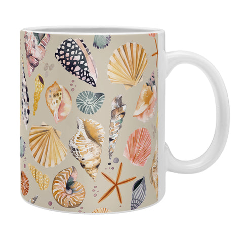 Ninola Design Sea shells Sand beige Coffee Mug