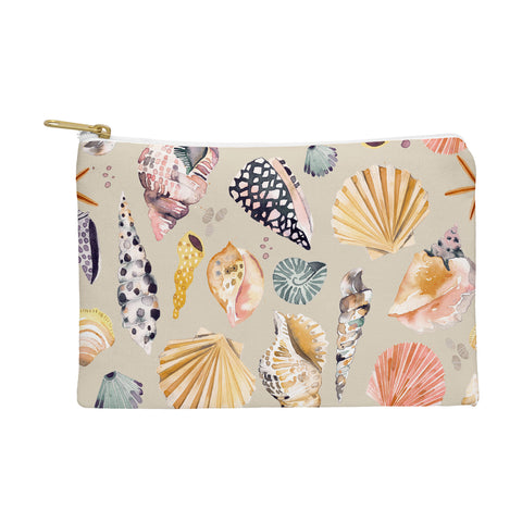 Ninola Design Sea shells Sand beige Pouch