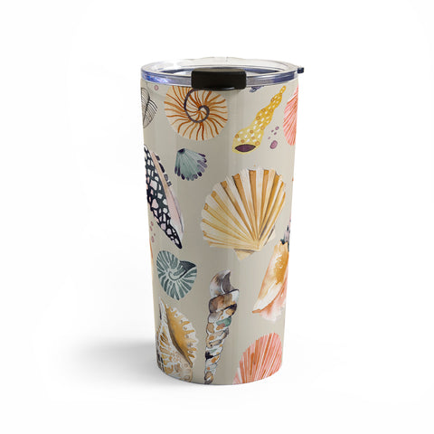 Ninola Design Sea shells Sand beige Travel Mug