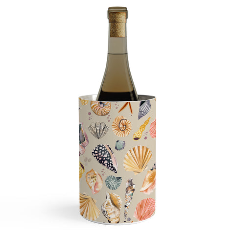 Ninola Design Sea shells Sand beige Wine Chiller