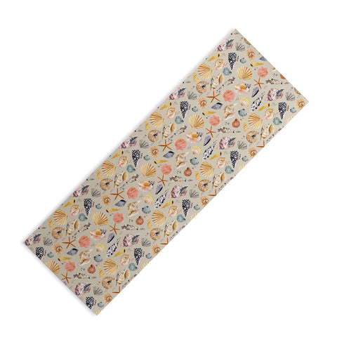 Ninola Design Sea shells Sand beige Yoga Mat