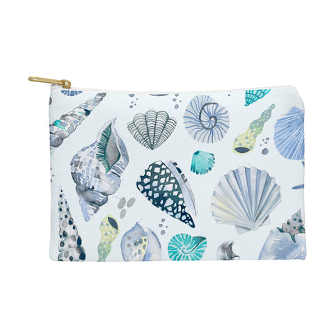 Ninola Design Sea shells Soft blue Pouch