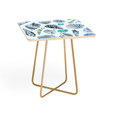 Ninola Design Sea shells Soft blue Side Table