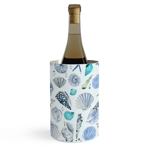 Ninola Design Sea shells Soft blue Wine Chiller