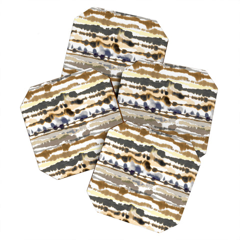 Ninola Design Soft lines sand gold Coaster Set