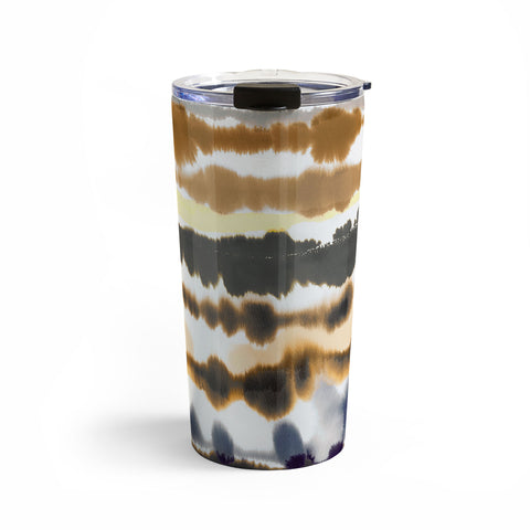 Ninola Design Soft lines sand gold Travel Mug
