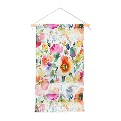 Ninola Design Spring Artistic Poppies Multicolor Wall Hanging Portrait