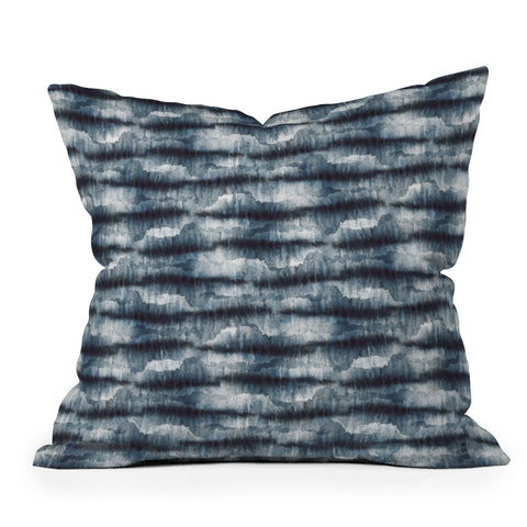 Ninola Design Stone Dark Texture Outdoor Throw Pillow