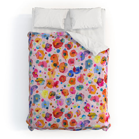 Ninola Design Summer Festival Naive Flowers Duvet Cover