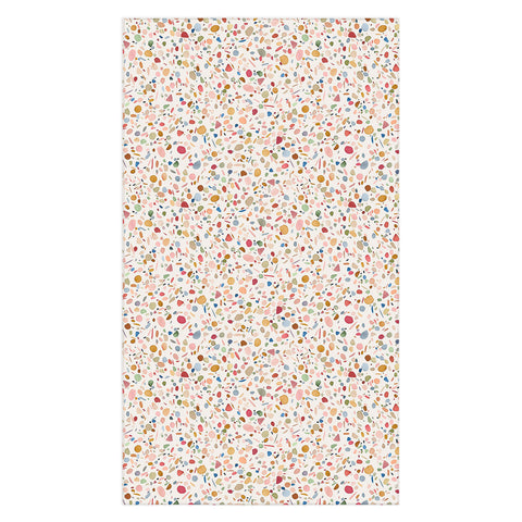 Ninola Design Terrazzo Pebbles Speckled Confetti Texture Tablecloth