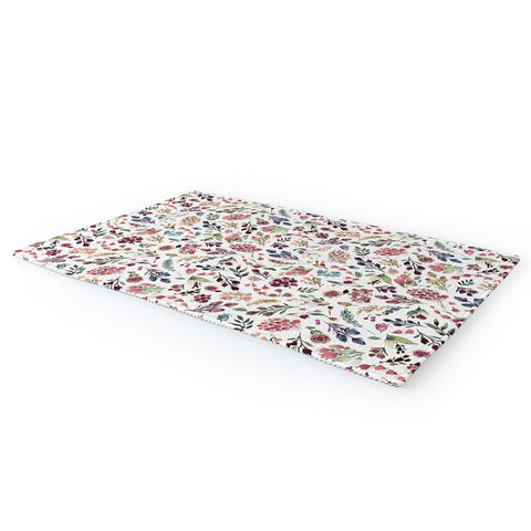 Ninola Design Tiny Flowers Perennial Pleasures Area Rug