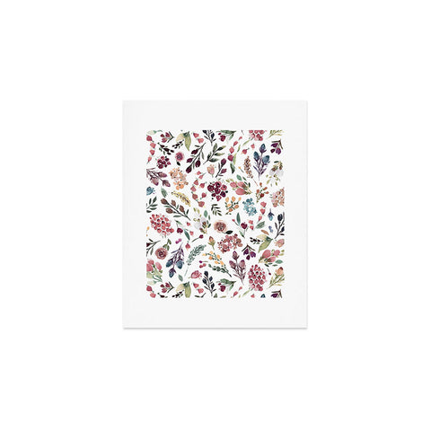 Ninola Design Tiny Flowers Perennial Pleasures Art Print