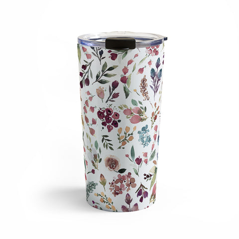 Ninola Design Tiny Flowers Perennial Pleasures Travel Mug