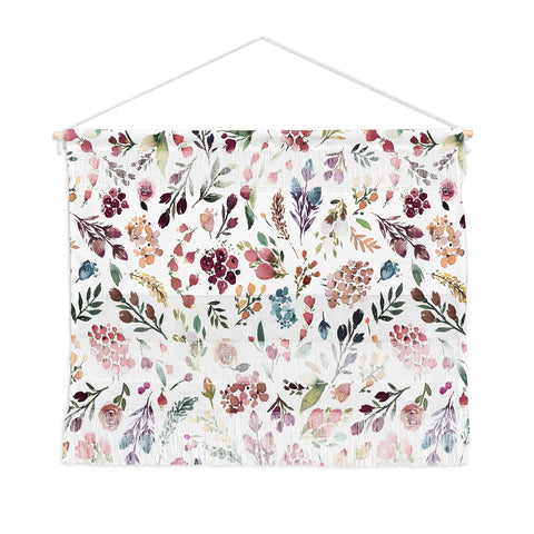 Ninola Design Tiny Flowers Perennial Pleasures Wall Hanging Landscape