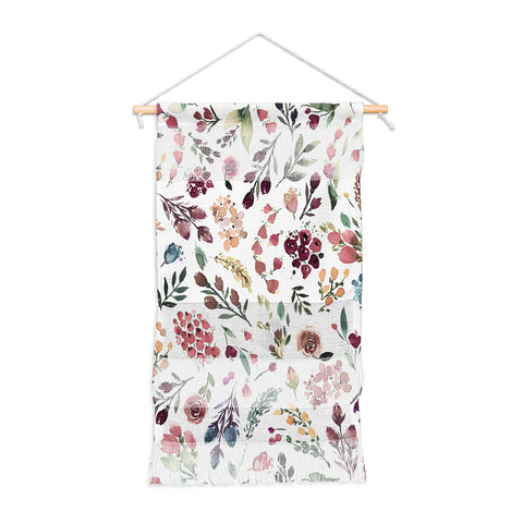 Ninola Design Tiny Flowers Perennial Pleasures Wall Hanging Portrait