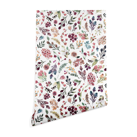 Ninola Design Tiny Flowers Perennial Pleasures Wallpaper