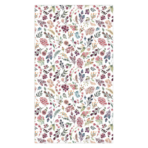 Ninola Design Tiny Flowers Perennial Pleasures Tablecloth