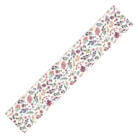 Ninola Design Tiny Flowers Perennial Pleasures Table Runner