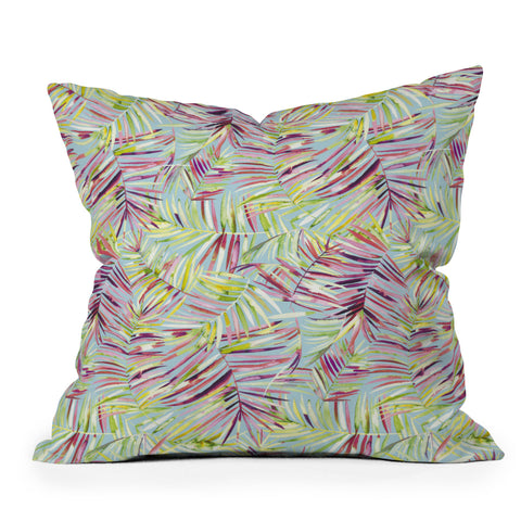 Ninola Design Tranquility Palms Outdoor Throw Pillow