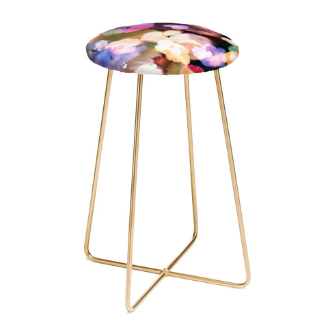 Ninola Design Watery summer flowers Counter Stool