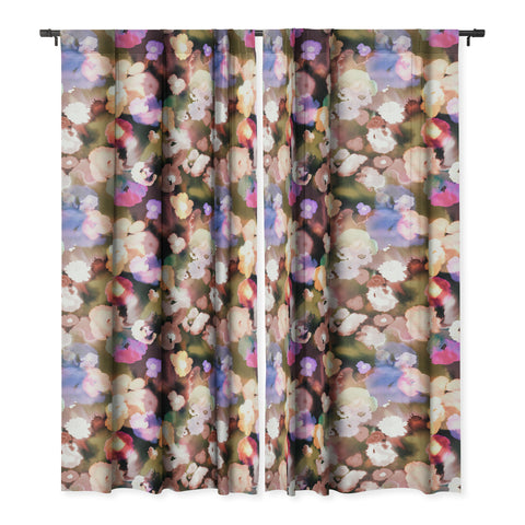 Ninola Design Watery summer flowers Blackout Non Repeat