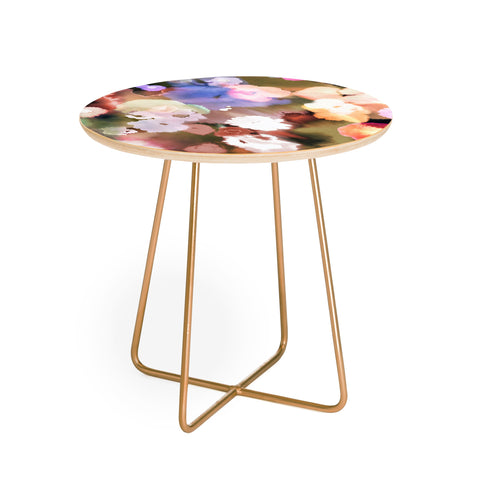 Ninola Design Watery summer flowers Round Side Table