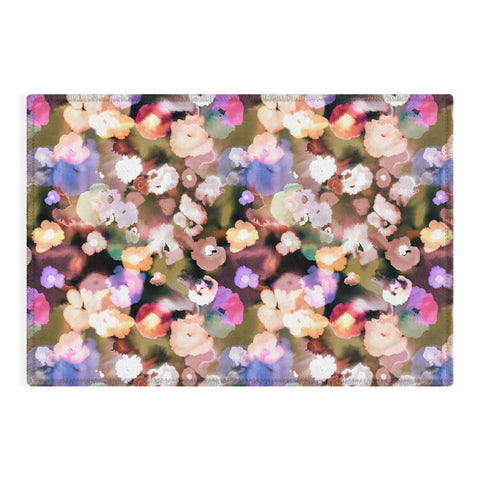 Ninola Design Watery summer flowers Outdoor Rug