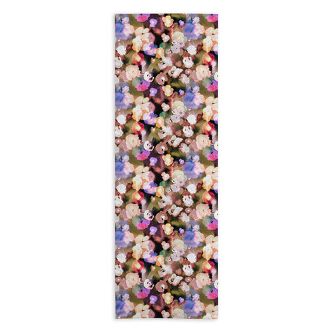 Ninola Design Watery summer flowers Yoga Towel