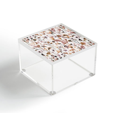 Ninola Design Wild Flowers Fall Neutral Acrylic Box