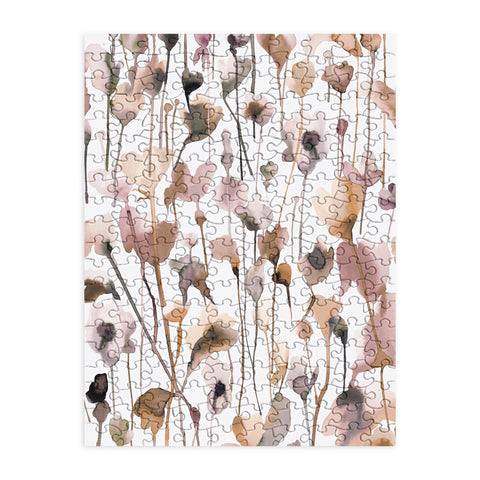 Ninola Design Wild Flowers Fall Neutral Puzzle
