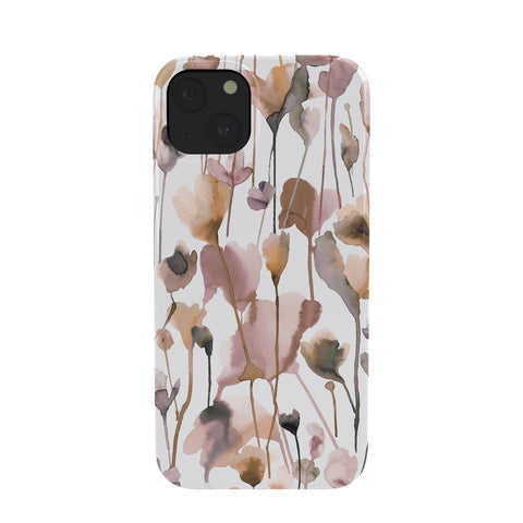 Ninola Design Wild Flowers Fall Neutral Phone Case