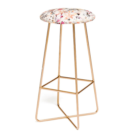 Ninola Design Wild Flowers Meadow Autumn Bar Stool