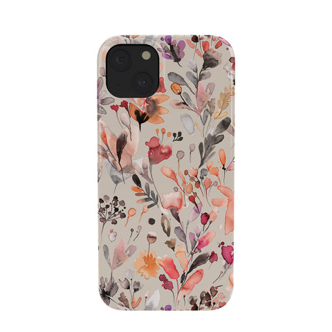 Ninola Design Wild Flowers Meadow Autumn Phone Case