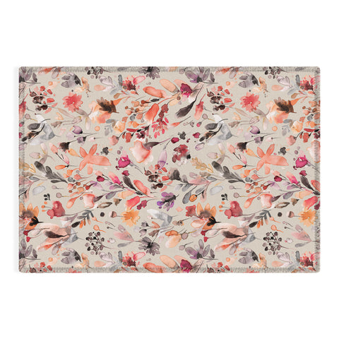 Ninola Design Wild Flowers Meadow Autumn Outdoor Rug